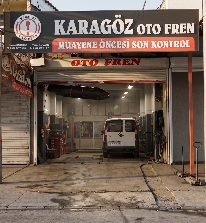 Oto Servis Dükkan Önü